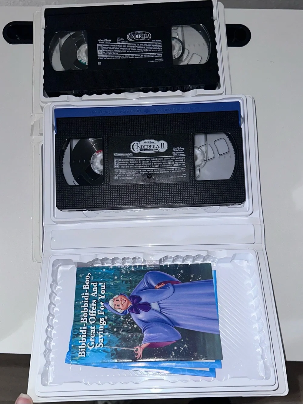 Walt Disney Cinderella & Cinderella II Masterpiece Collection VHS
